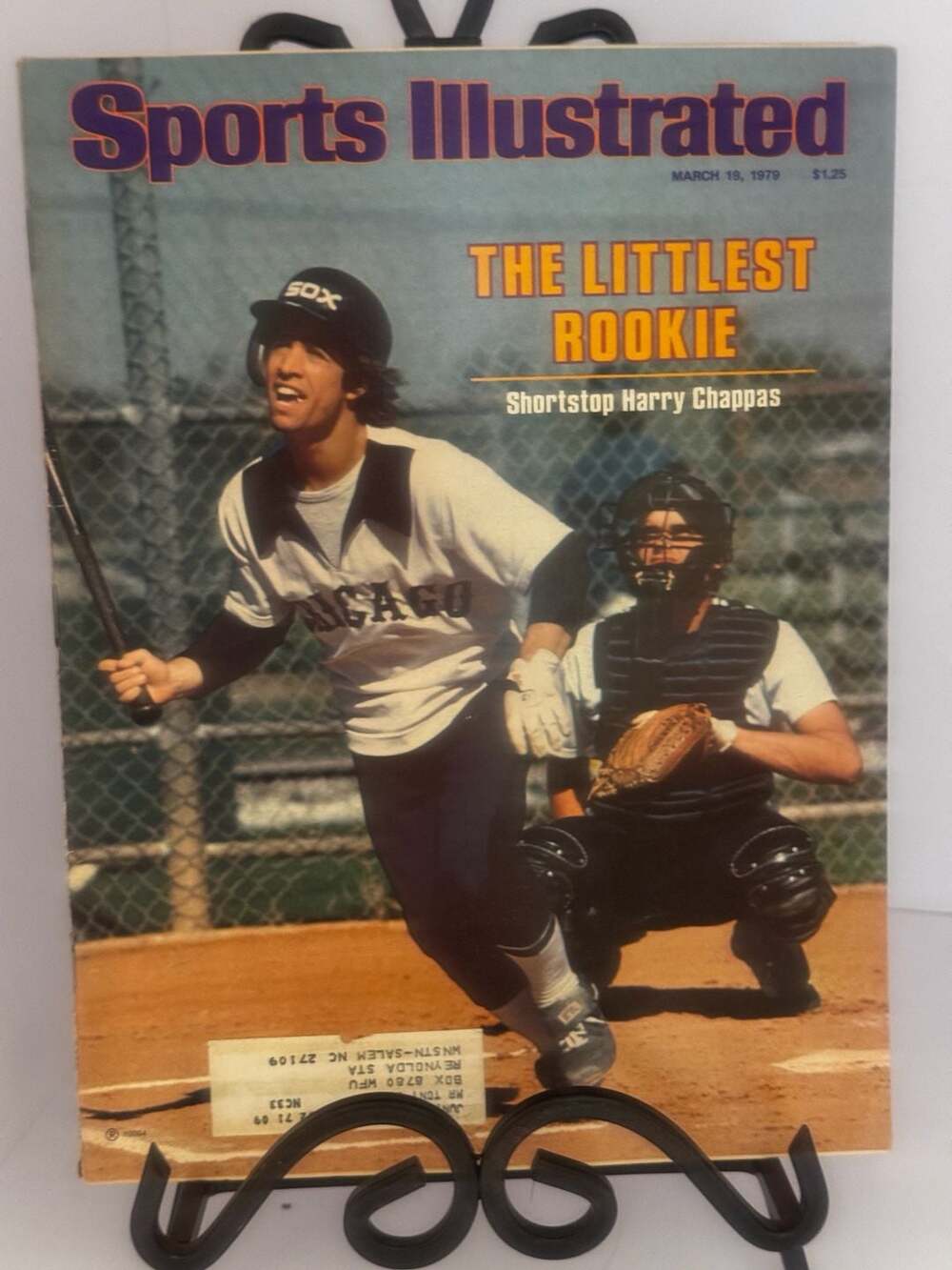 Harry Chappas Signed Sports Illustrated 3/19/79 White Sox Autograph Baseball TPG